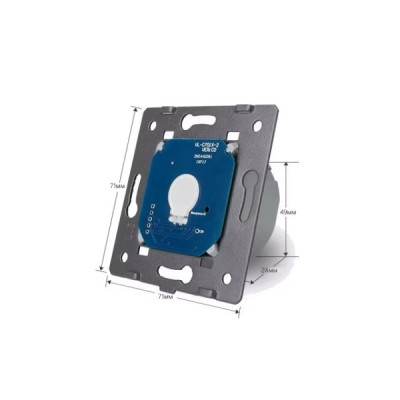 Module Dimmer Tactile 1 Voie VL‑C701D Livolo | Gradation & Design Moderne