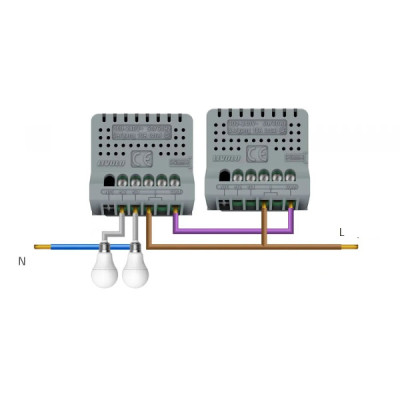Module Interrupteur Double/Croisé ZigBee VL‑C702SZ Livolo | Commande Tactile & Domotique Moderne