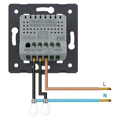 Livolo Module Double Dimmer – Interrupteur Tactile LED | Télécommande & Design