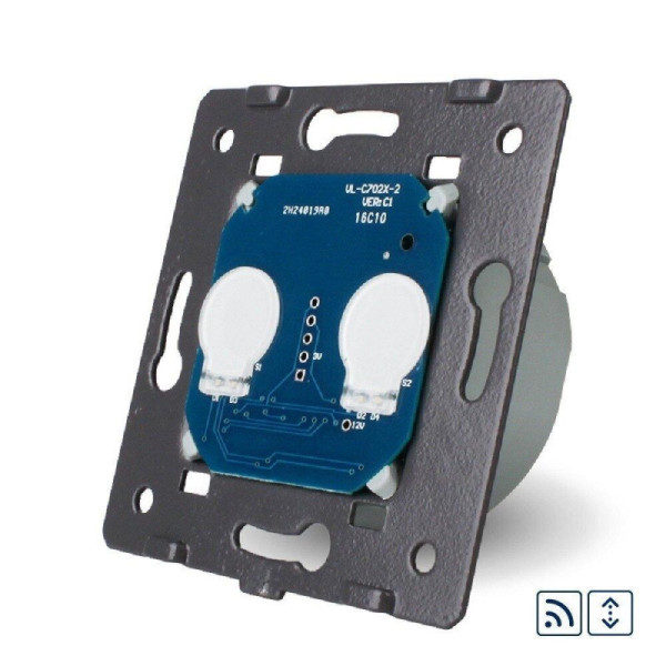 Livolo VL-C702WR – Interrupteur Tactile pour Stores avec Télécommande