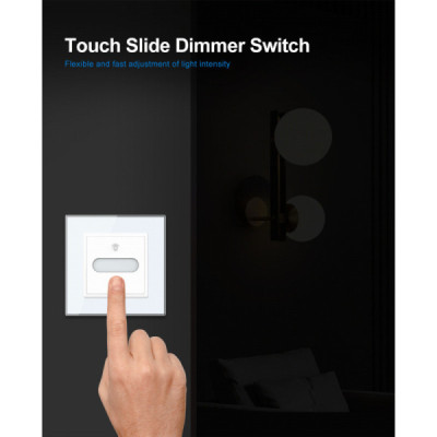 Interrupteur Dimmer Tactile Zigbee Livolo - Variateur Intelligent et Élégant