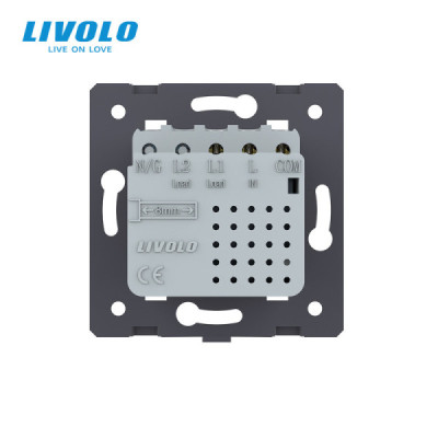 Interrupteur Smart Simple Livolo 722600111 – Wi‑Fi, Tactile, Blanc