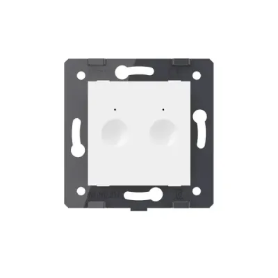 Interrupteur Tactile 2 Gang 2 Voies Livolo Sense Blanc (722000411) – Design Moderne et Performance