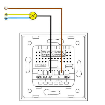 LIVOLO VL-C701Z - Interrupteur tactile ZigBee | Éclairage connecté et intelligent