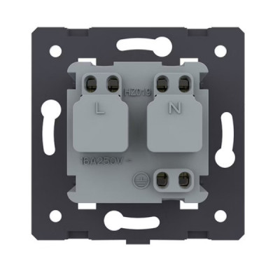LIVOLO VL-C7C1EU-12 - Module prise encastrée 1 button en noir | Design moderne