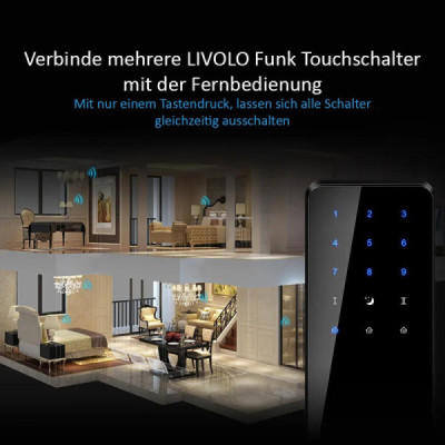 LIVOLO VL-RMT04 - Télécommande sans fil pour interrupteurs & variateurs | Domotique & Smarthome