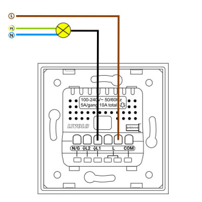 LIVOLO VL-C701T - Module Timer pour Interrupteur Tactile | Éclairage Automatisé & Domotique