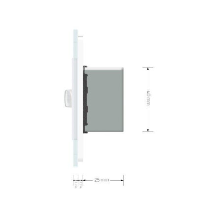 LIVOLO VL-FCUZ-2WP - Capteur de Mouvement PIR ZigBee | Domotique & Maison Connectée