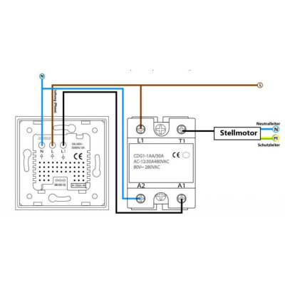 Optimisez la gestion thermique de votre intérieur avec le relais pour sonde de température Livolo VL-FCQ1-2 (réf. VL-XQ002). Aut