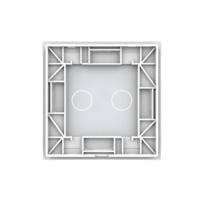 Offrez une finition élégante à votre interrupteur tactile double avec la plaque en verre trempé Livolo (Réf. C7-C2-11). Halo lum